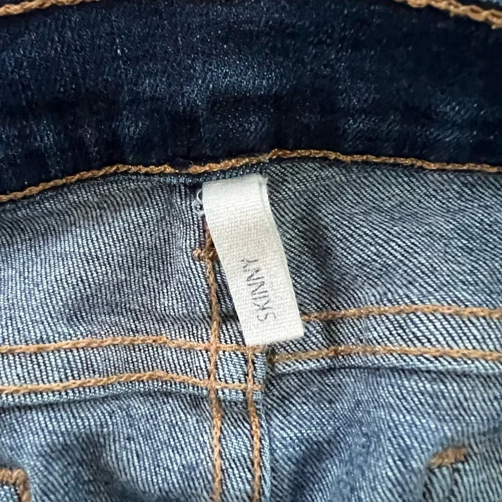 Rag & Bone Skinny Jeans in Kensington Dark Indigo Blue Wash, 28